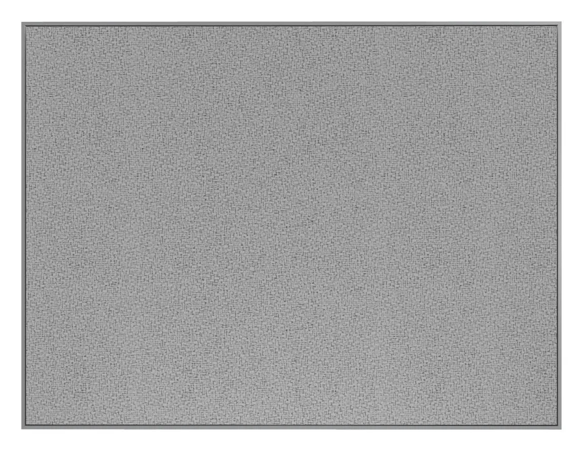 Fabric Bulletin Board with Silver Frame - 60