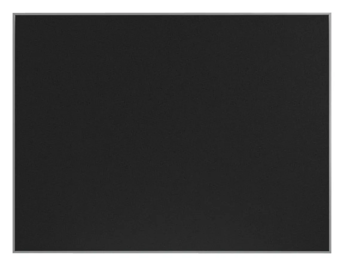 Fabric Bulletin Board with Silver Frame - 60