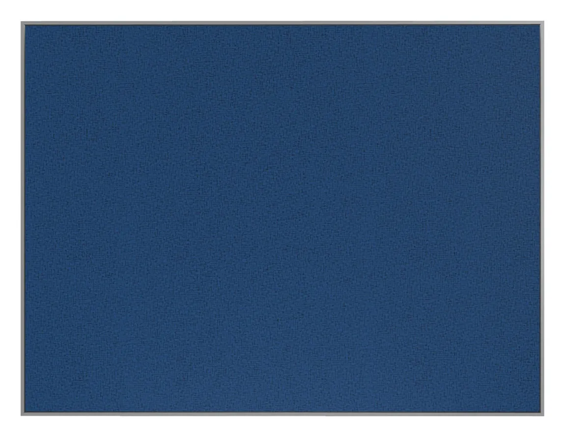 Fabric Bulletin Board with Silver Frame - 60