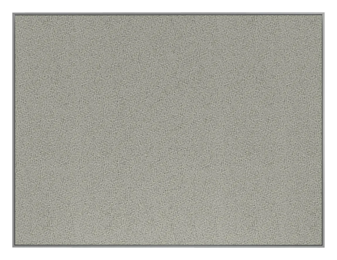 Fabric Bulletin Board with Silver Frame - 60