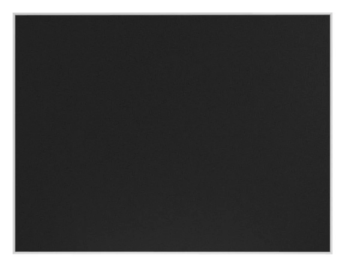 Fabric Bulletin Board with White Frame - 60