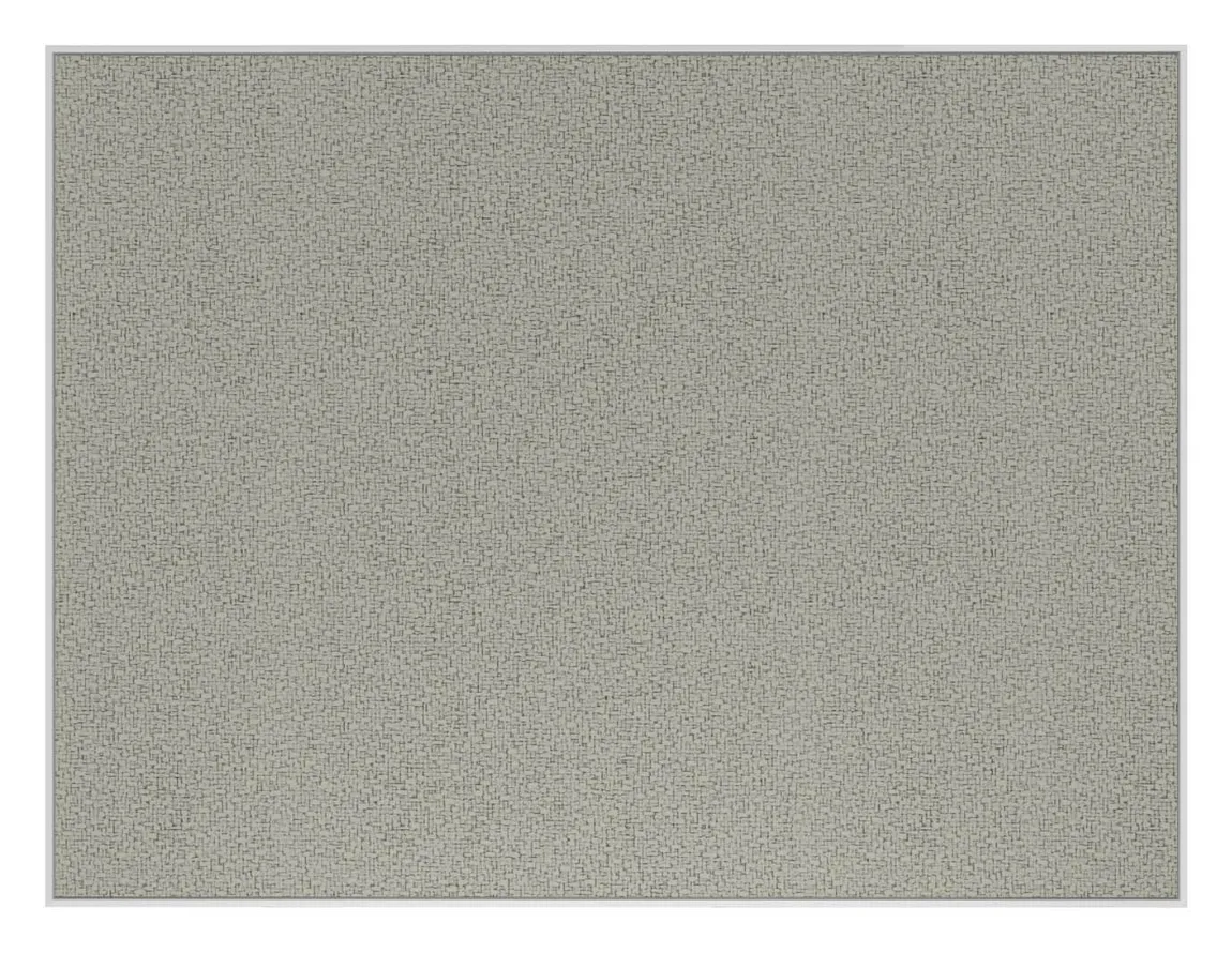 Fabric Bulletin Board with White Frame - 60