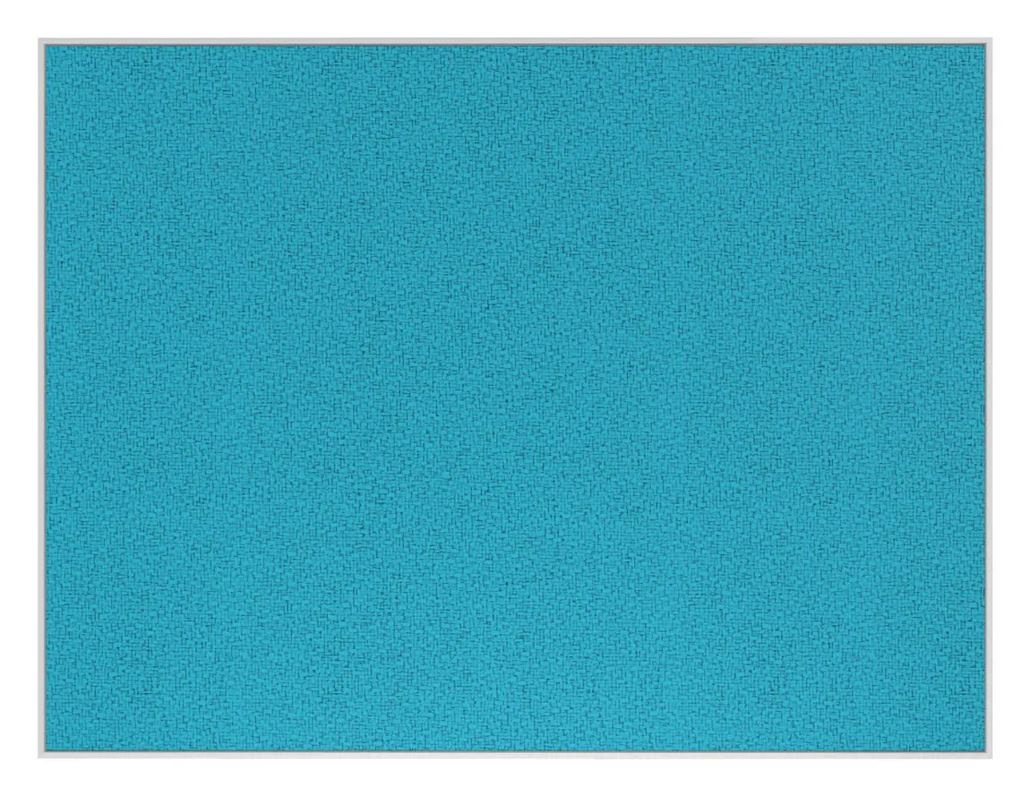 Fabric Bulletin Board with White Frame - 60