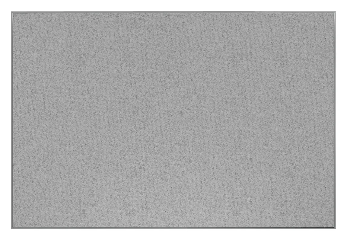 Fabric Bulletin Board with Silver Frame - 72