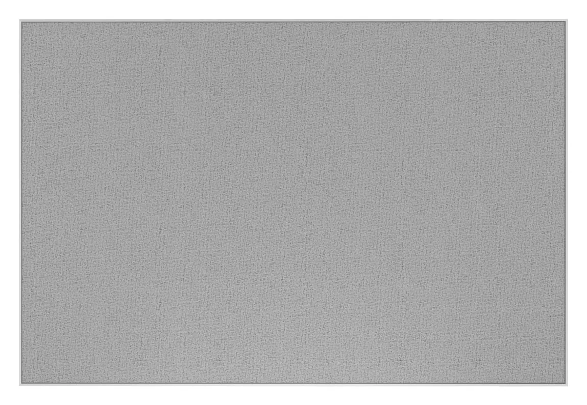Fabric Bulletin Board with White Frame - 72