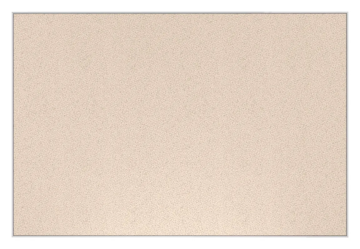 Fabric Bulletin Board with White Frame - 72