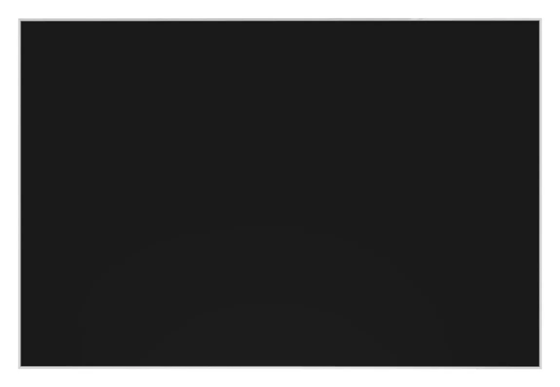 Fabric Bulletin Board with White Frame - 72