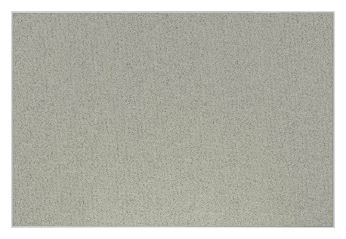 Fabric Bulletin Board with White Frame - 72