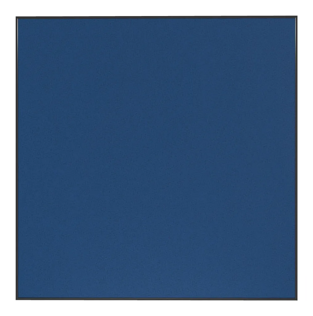 Fabric Bulletin Board with Black Frame - 48