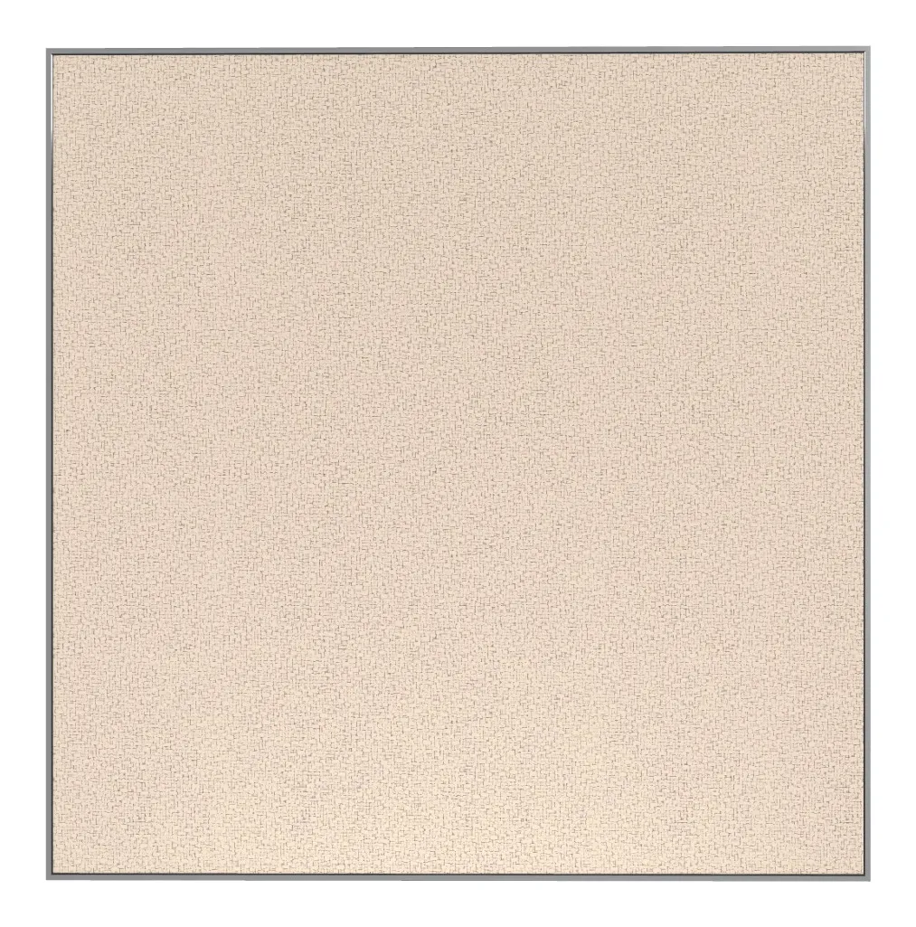 Fabric Bulletin Board with Silver Frame - 48