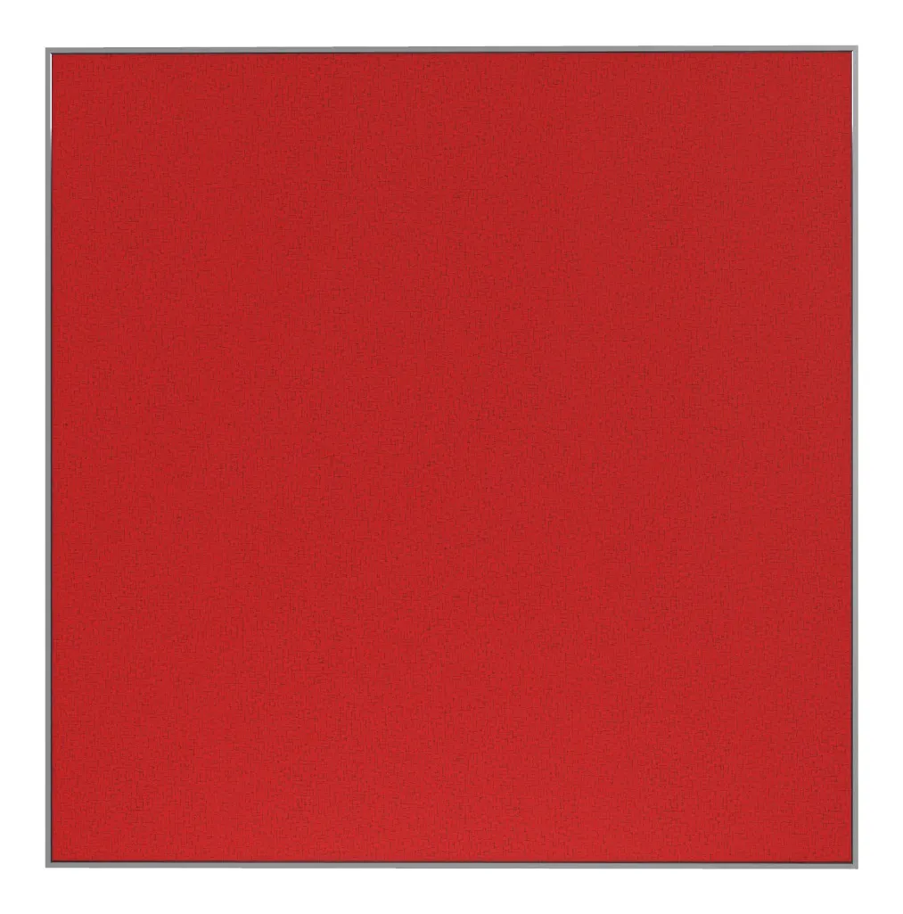 Fabric Bulletin Board with Silver Frame - 48