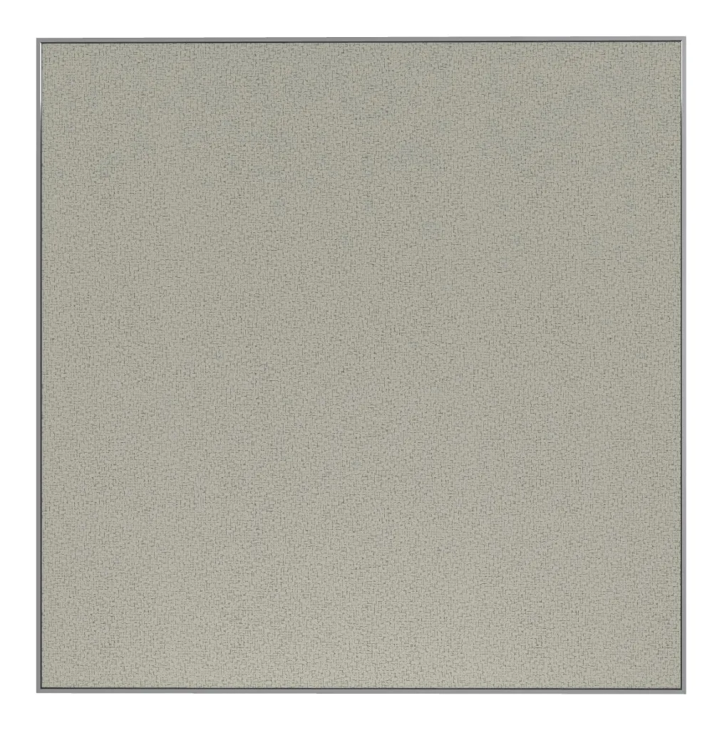 Fabric Bulletin Board with Silver Frame - 48