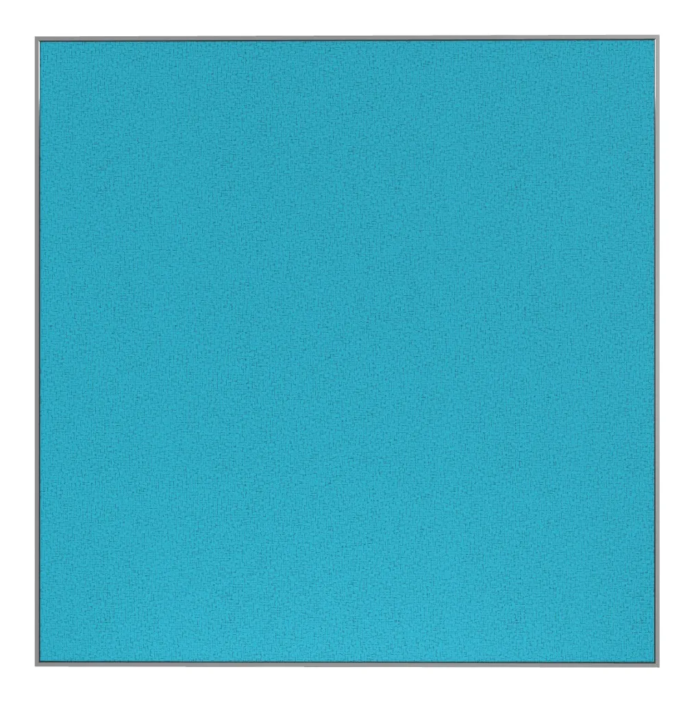 Fabric Bulletin Board with Silver Frame - 48