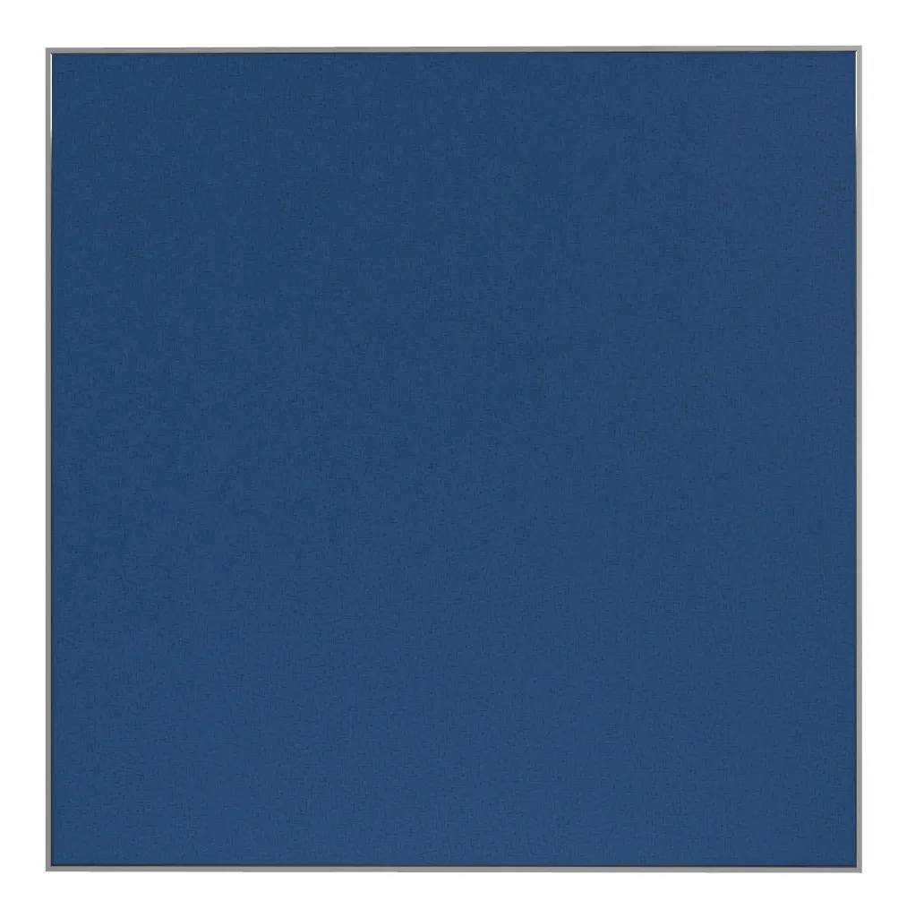 Fabric Bulletin Board with Silver Frame - 48