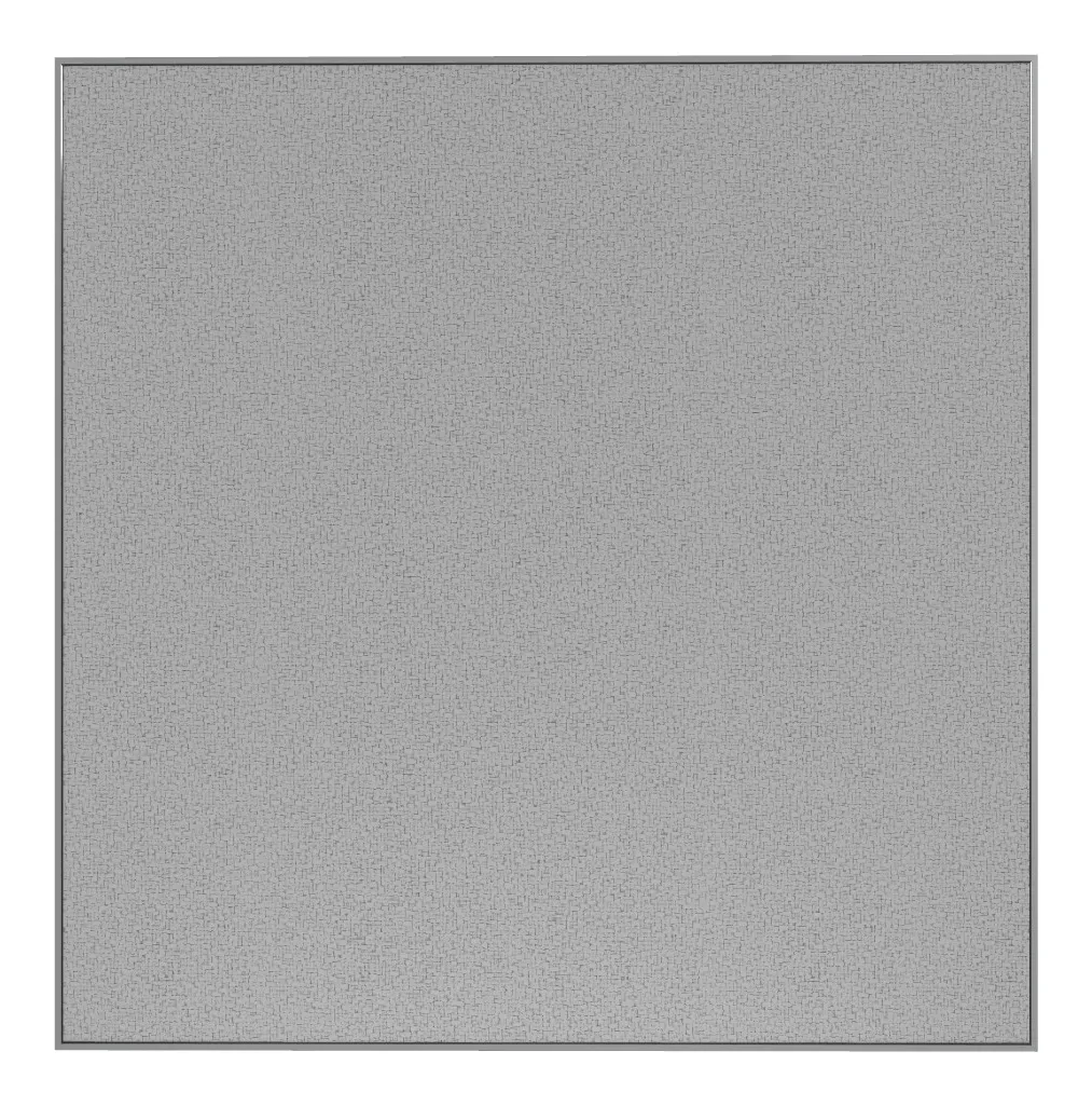 Fabric Bulletin Board with Silver Frame - 48