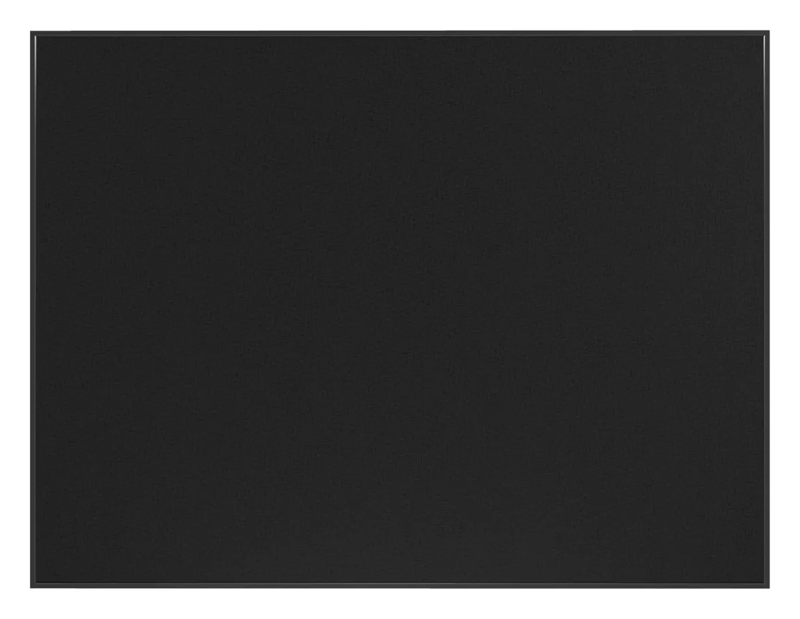 Fabric Bulletin Board with Black Frame - 60