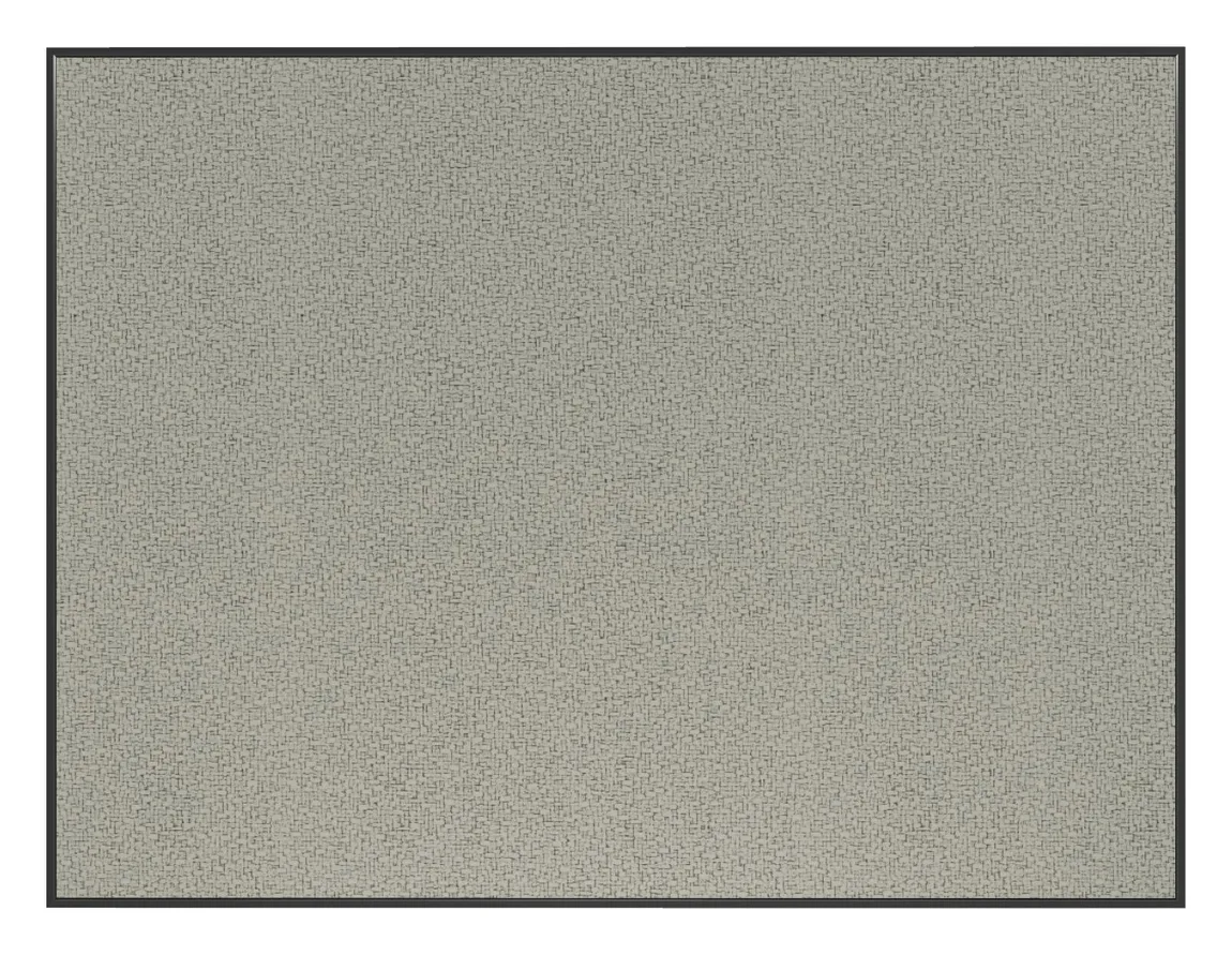 Fabric Bulletin Board with Black Frame - 60