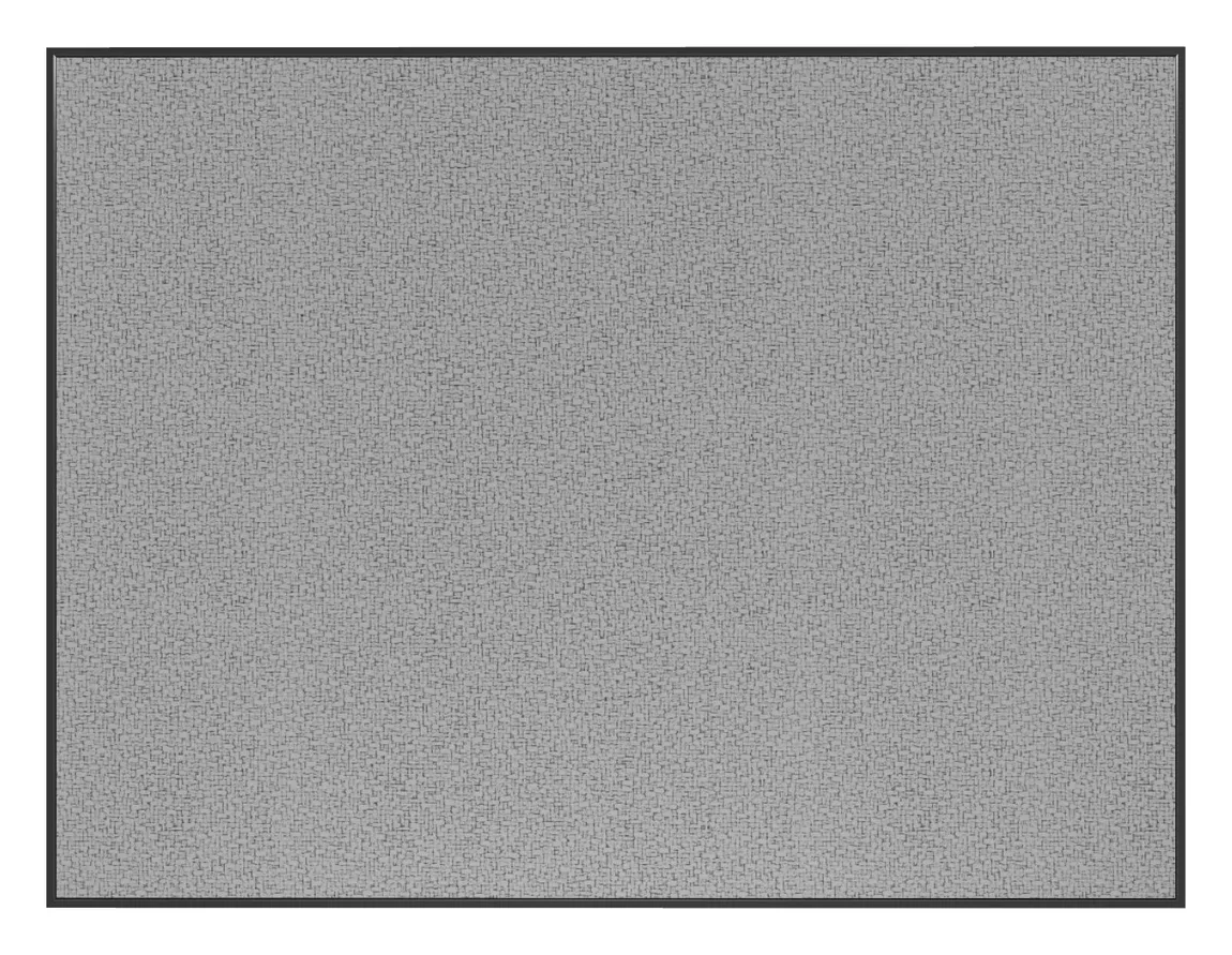 Fabric Bulletin Board with Black Frame - 60
