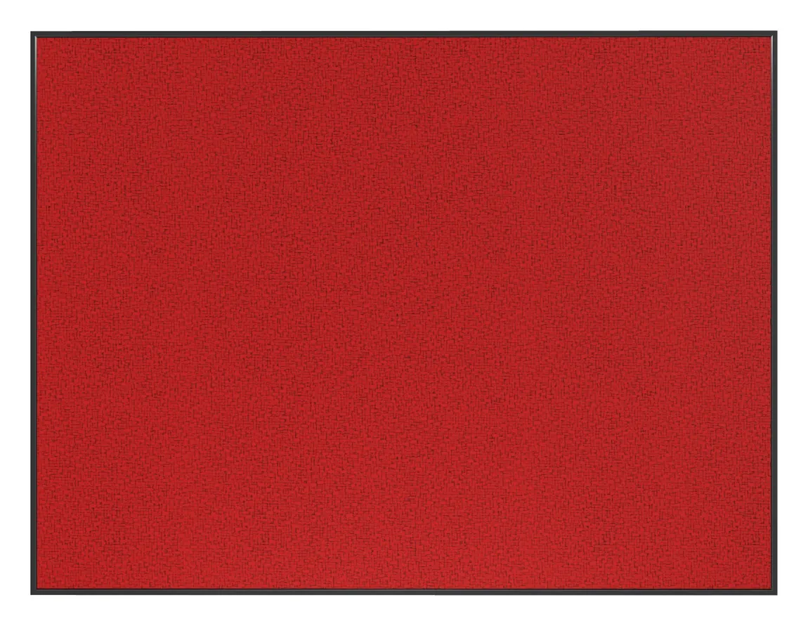Fabric Bulletin Board with Black Frame - 60