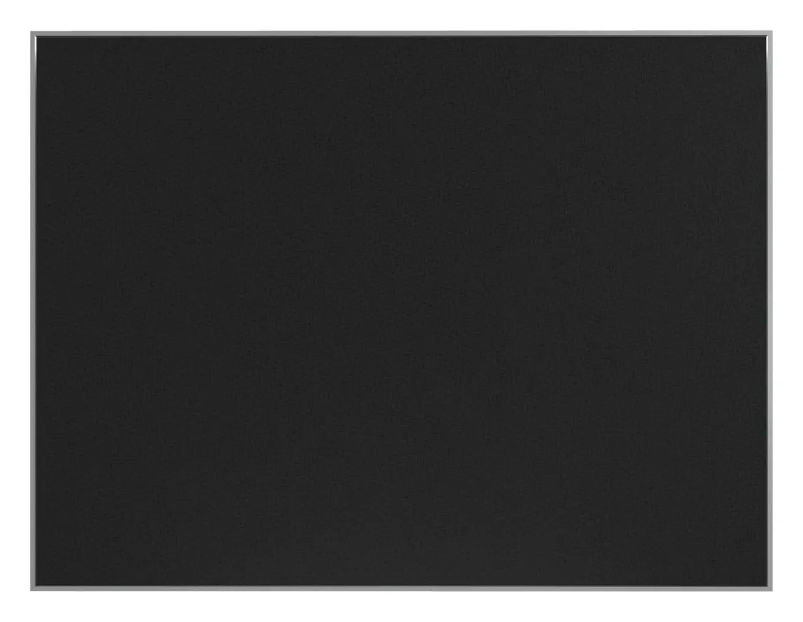 Fabric Bulletin Board with Silver Frame - 60