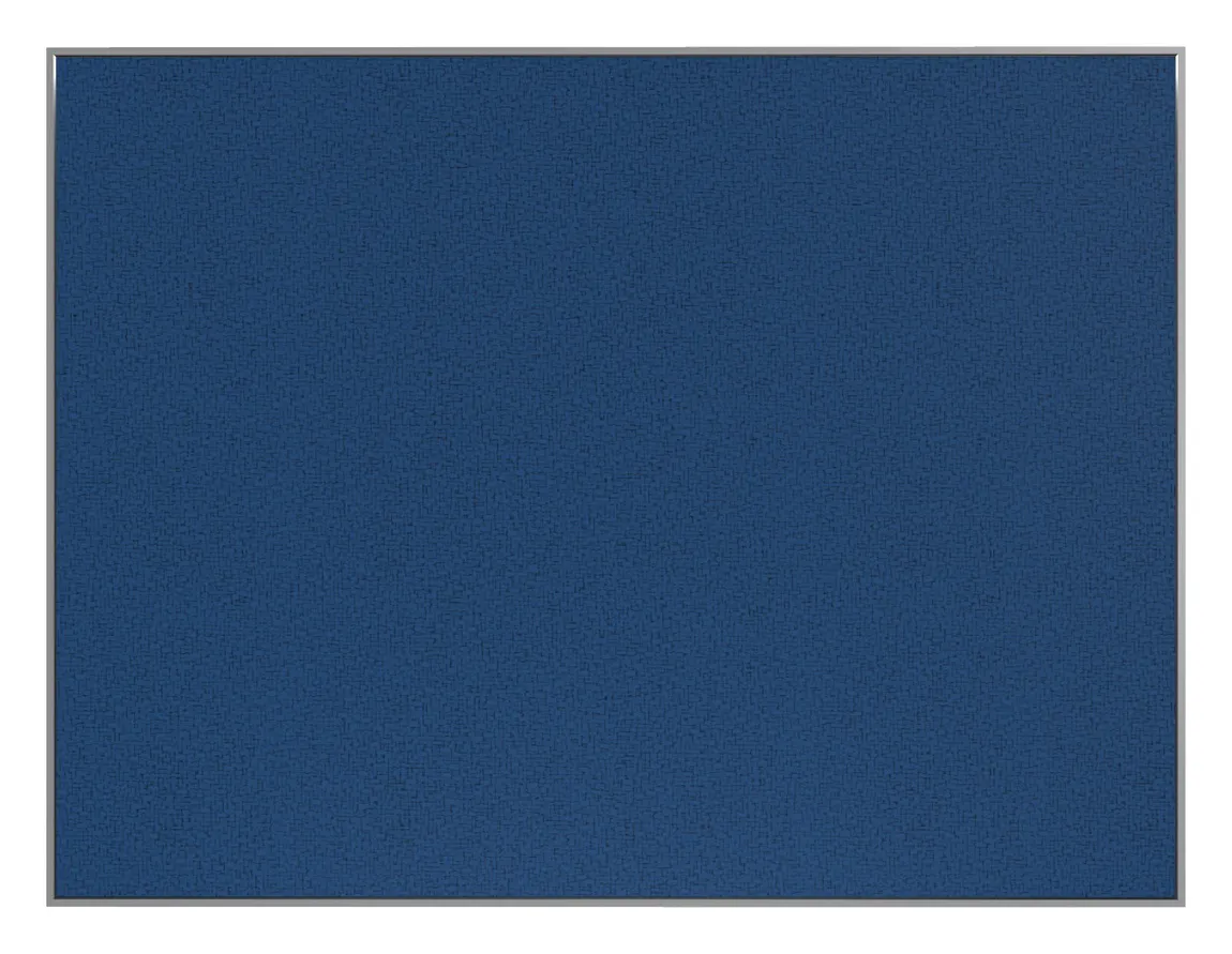 Fabric Bulletin Board with Silver Frame - 60