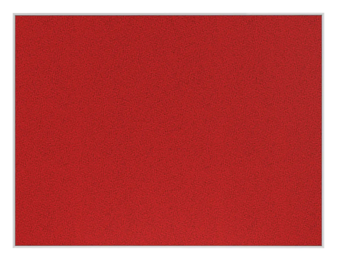 Fabric Bulletin Board with White Frame - 60