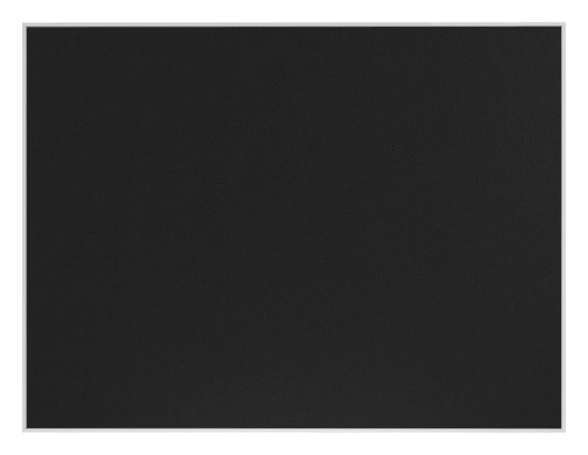 Fabric Bulletin Board with White Frame - 60