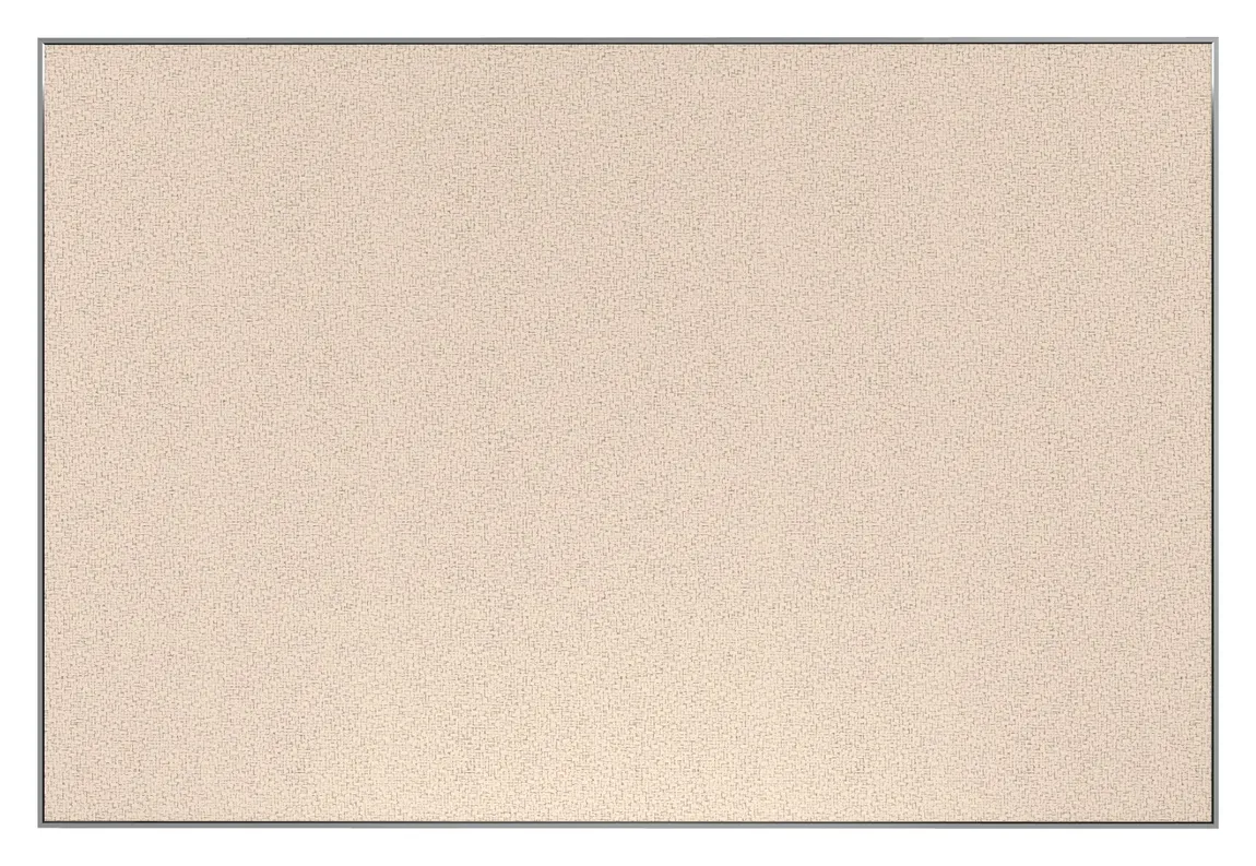 Fabric Bulletin Board with Silver Frame - 72