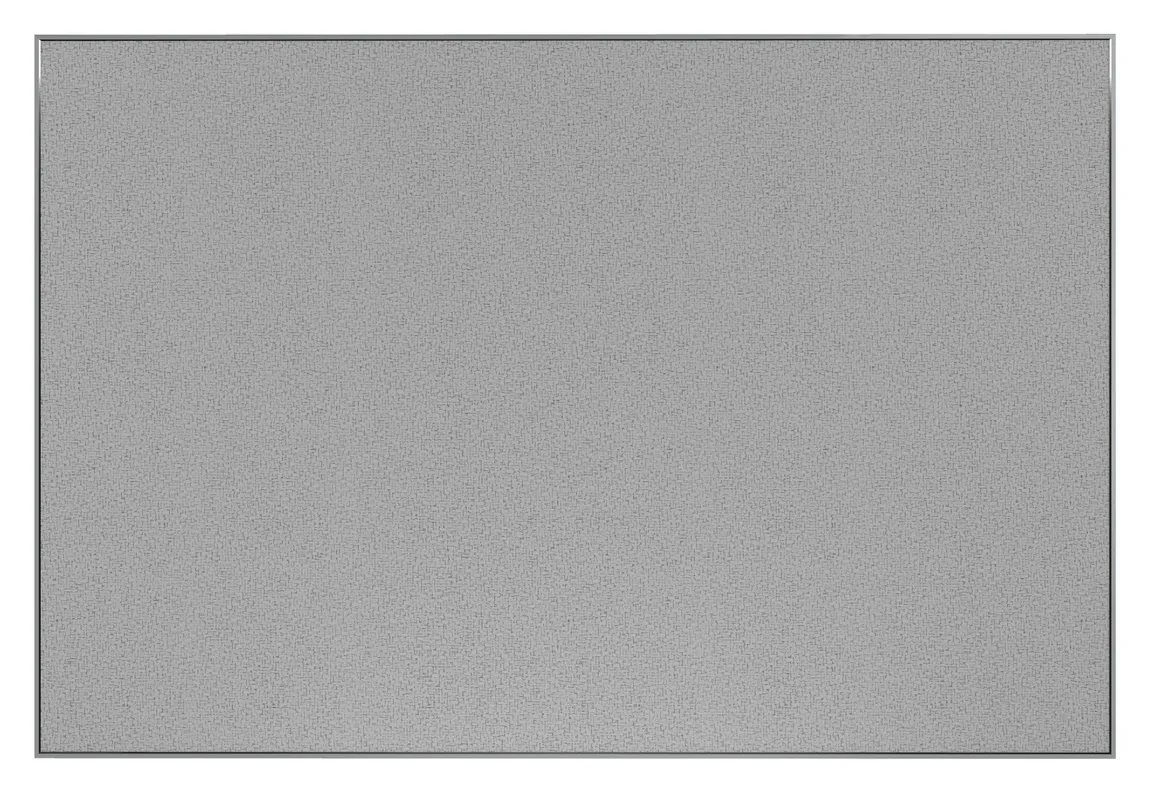 Fabric Bulletin Board with Silver Frame - 72