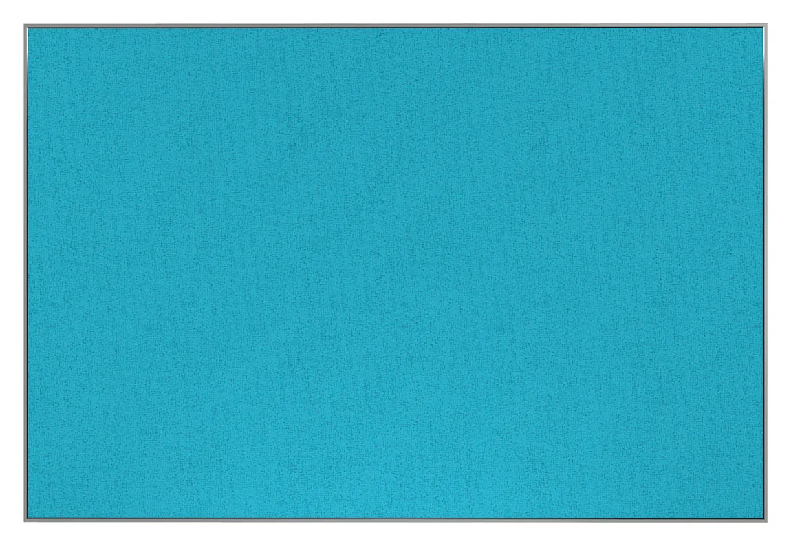 Fabric Bulletin Board with Silver Frame - 72