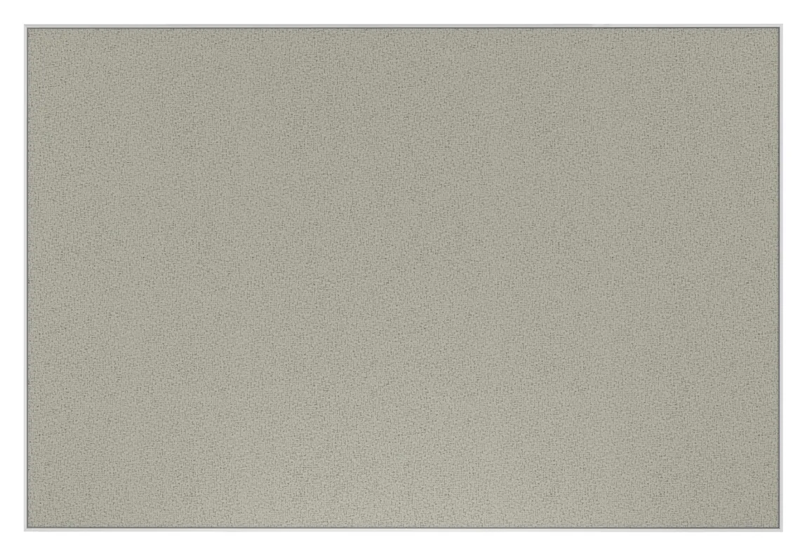 Fabric Bulletin Board with White Frame - 72
