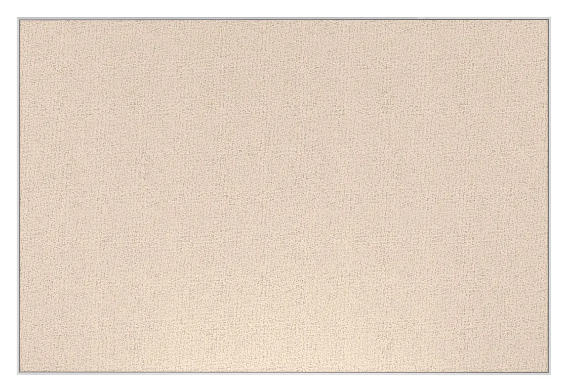 Fabric Bulletin Board with White Frame - 72