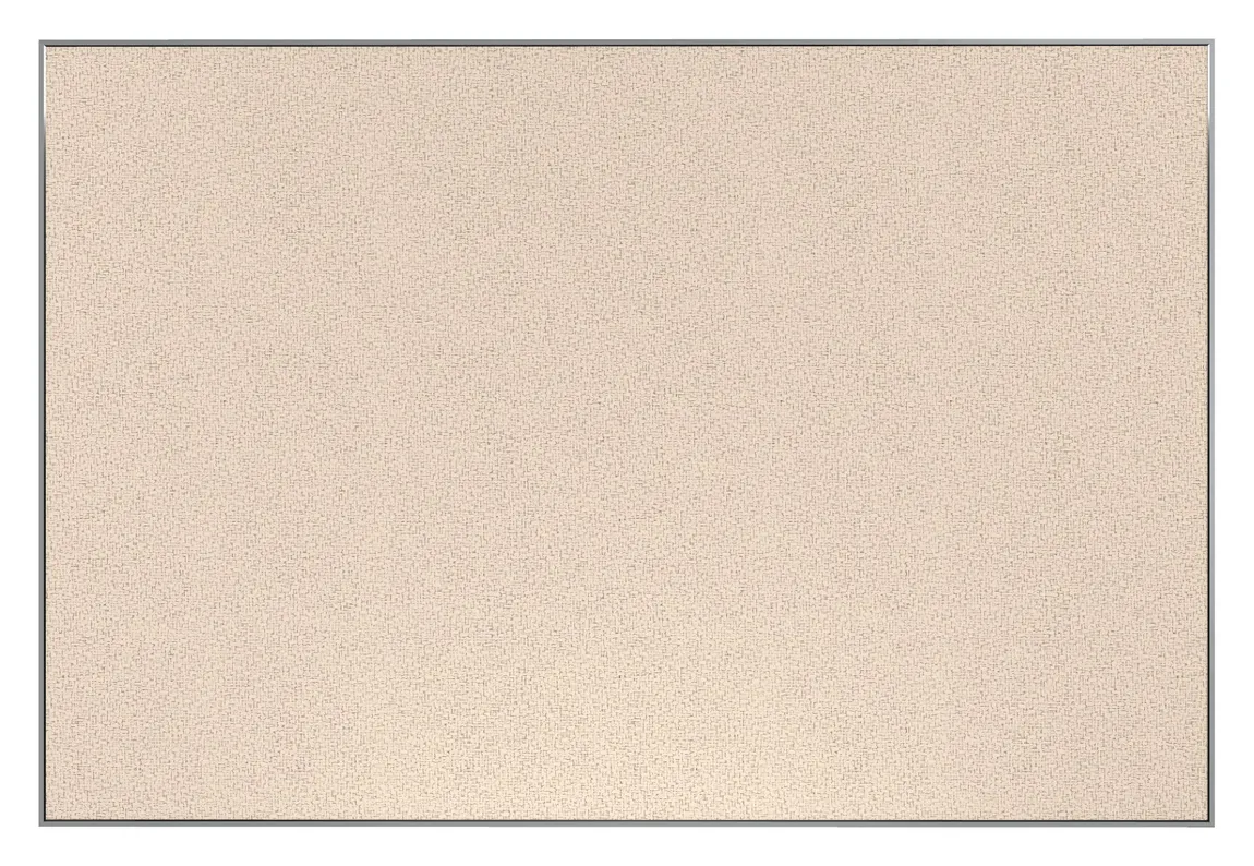 Fabric Bulletin Board with Silver Frame - 96