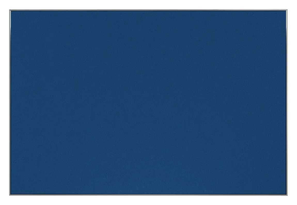 Fabric Bulletin Board with Silver Frame - 96