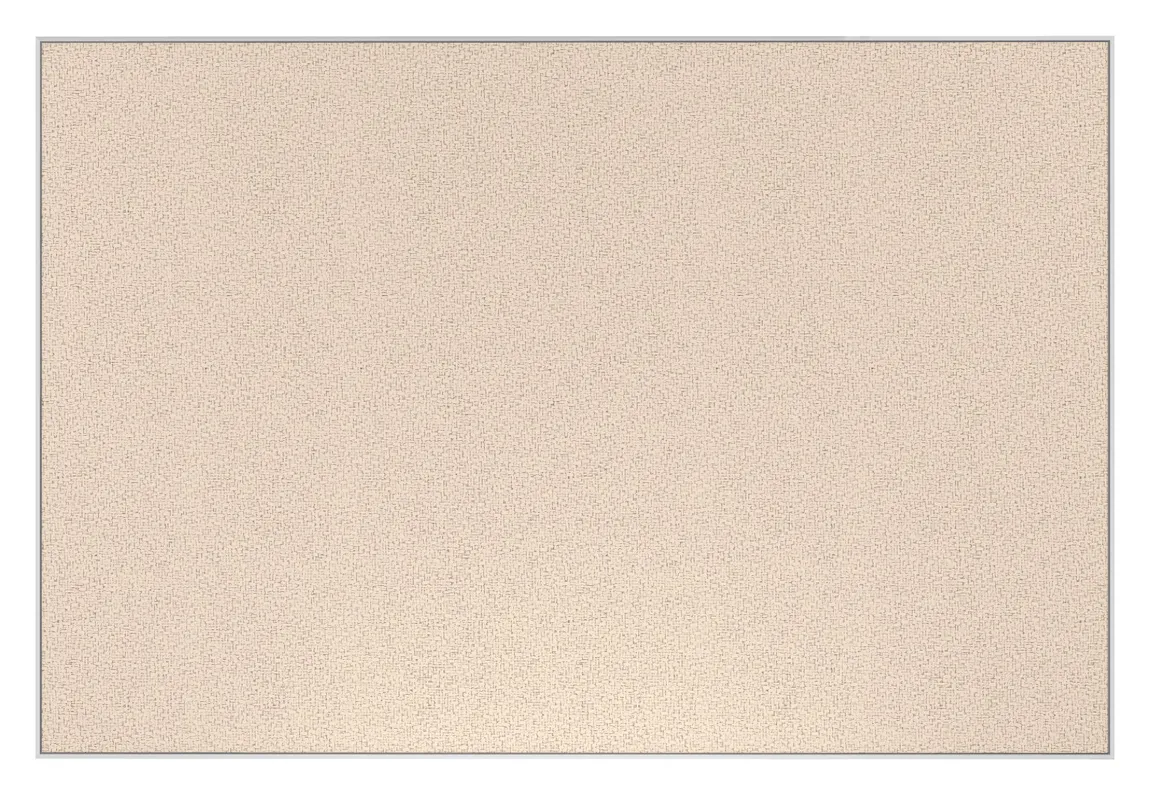 Fabric Bulletin Board with White Frame - 96