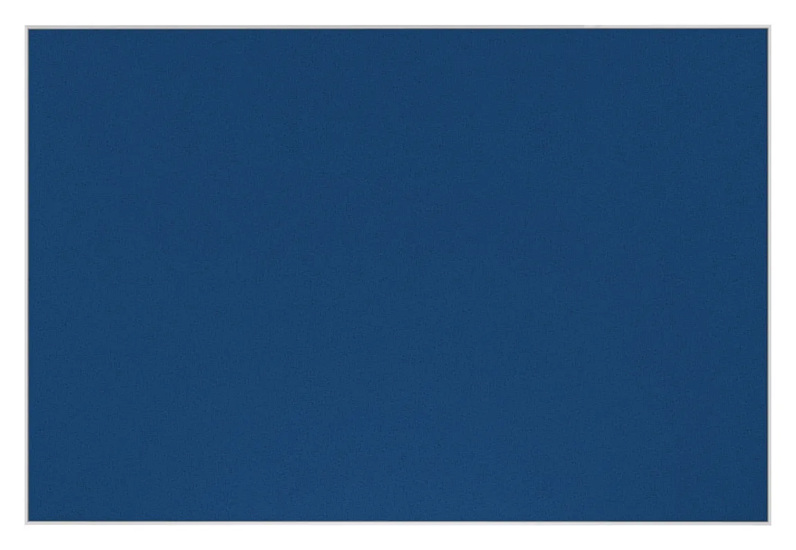 Fabric Bulletin Board with White Frame - 96