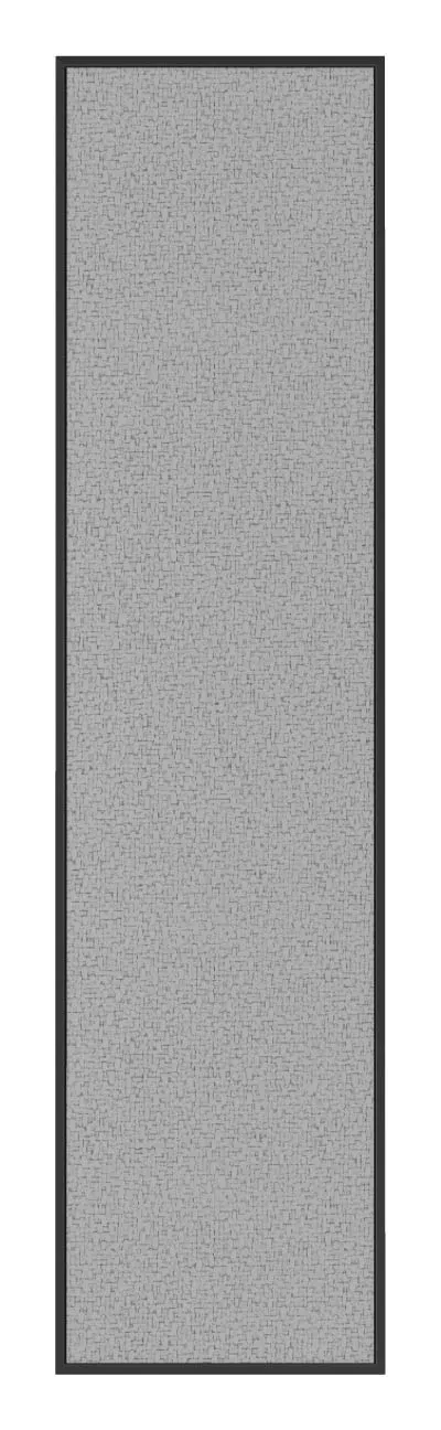 Fabric Bulletin Board with Black Frame - 12