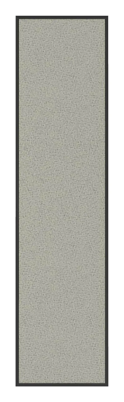 Fabric Bulletin Board with Black Frame - 12