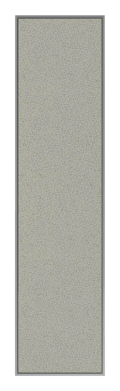 Fabric Bulletin Board with Silver Frame - 12