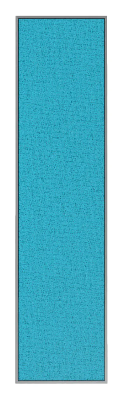 Fabric Bulletin Board with Silver Frame - 12