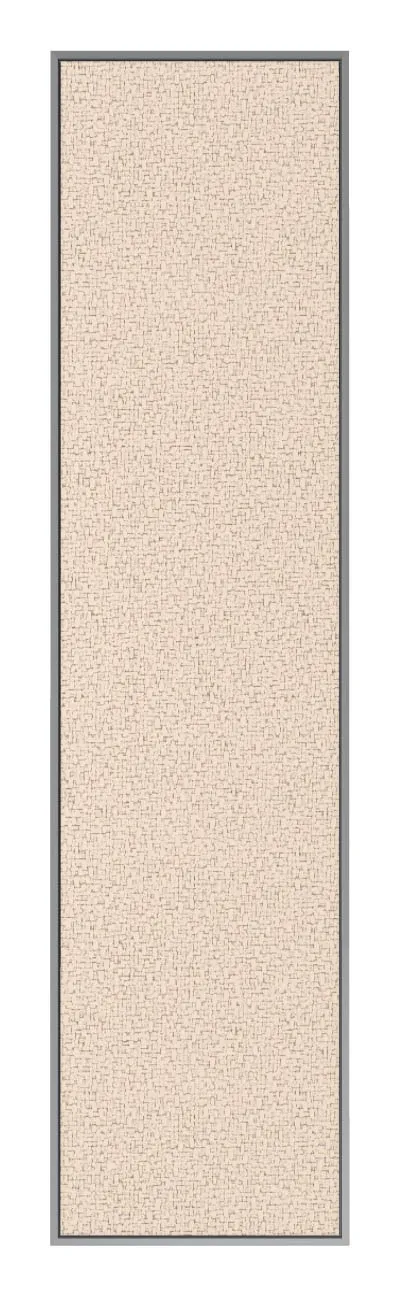 Fabric Bulletin Board with Silver Frame - 12