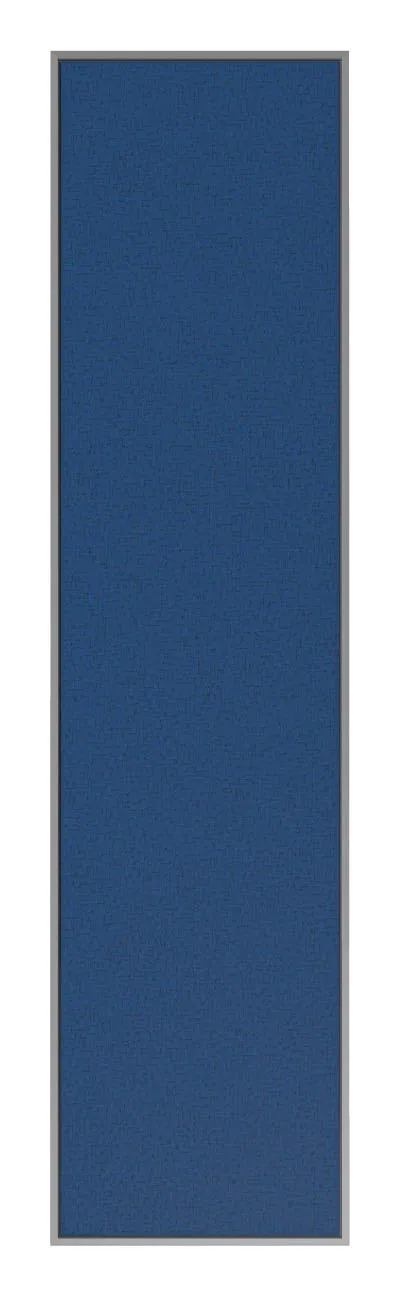 Fabric Bulletin Board with Silver Frame - 12