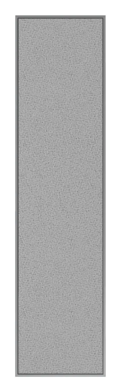 Fabric Bulletin Board with Silver Frame - 12