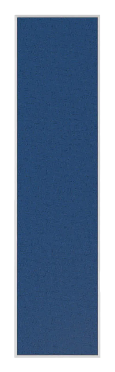 Fabric Bulletin Board with White Frame - 12