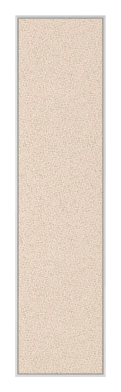 Fabric Bulletin Board with White Frame - 12