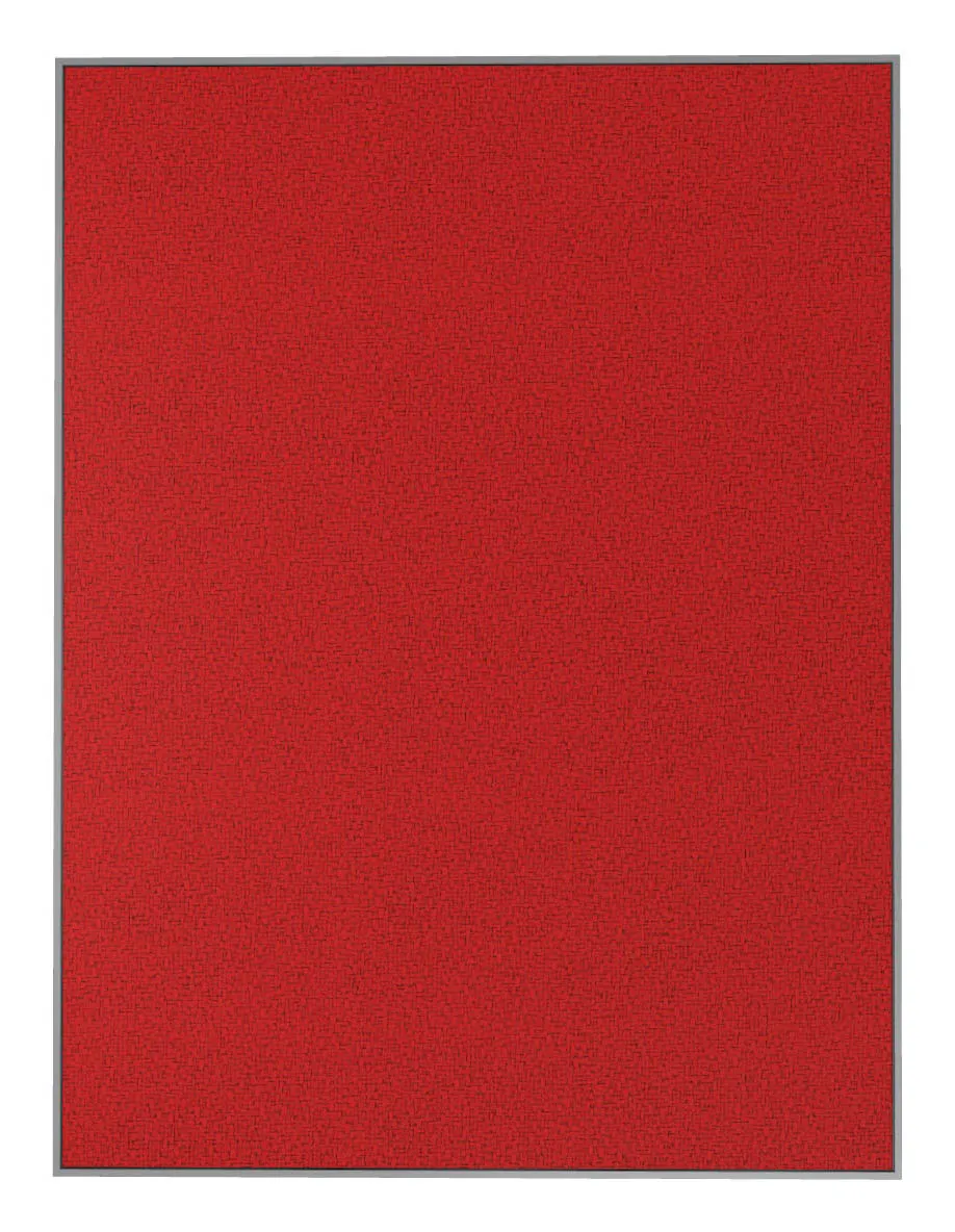 Fabric Bulletin Board with Silver Frame - 24