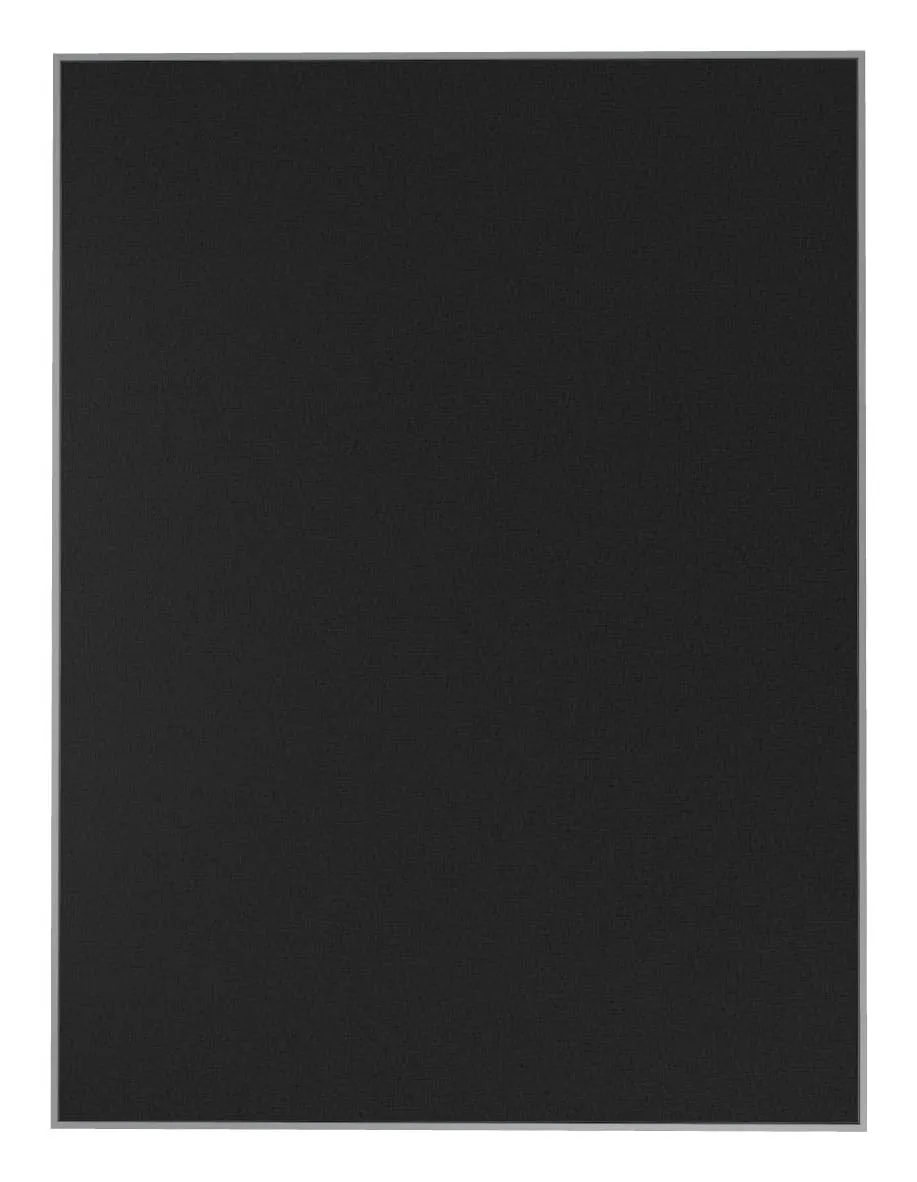 Fabric Bulletin Board with Silver Frame - 24