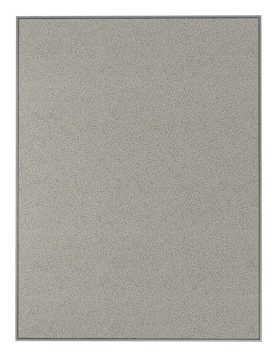 Fabric Bulletin Board with Silver Frame - 24