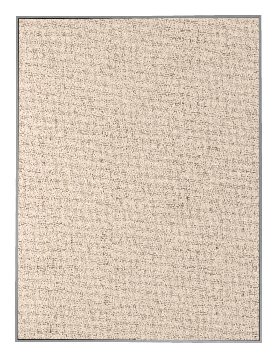 Fabric Bulletin Board with Silver Frame - 24