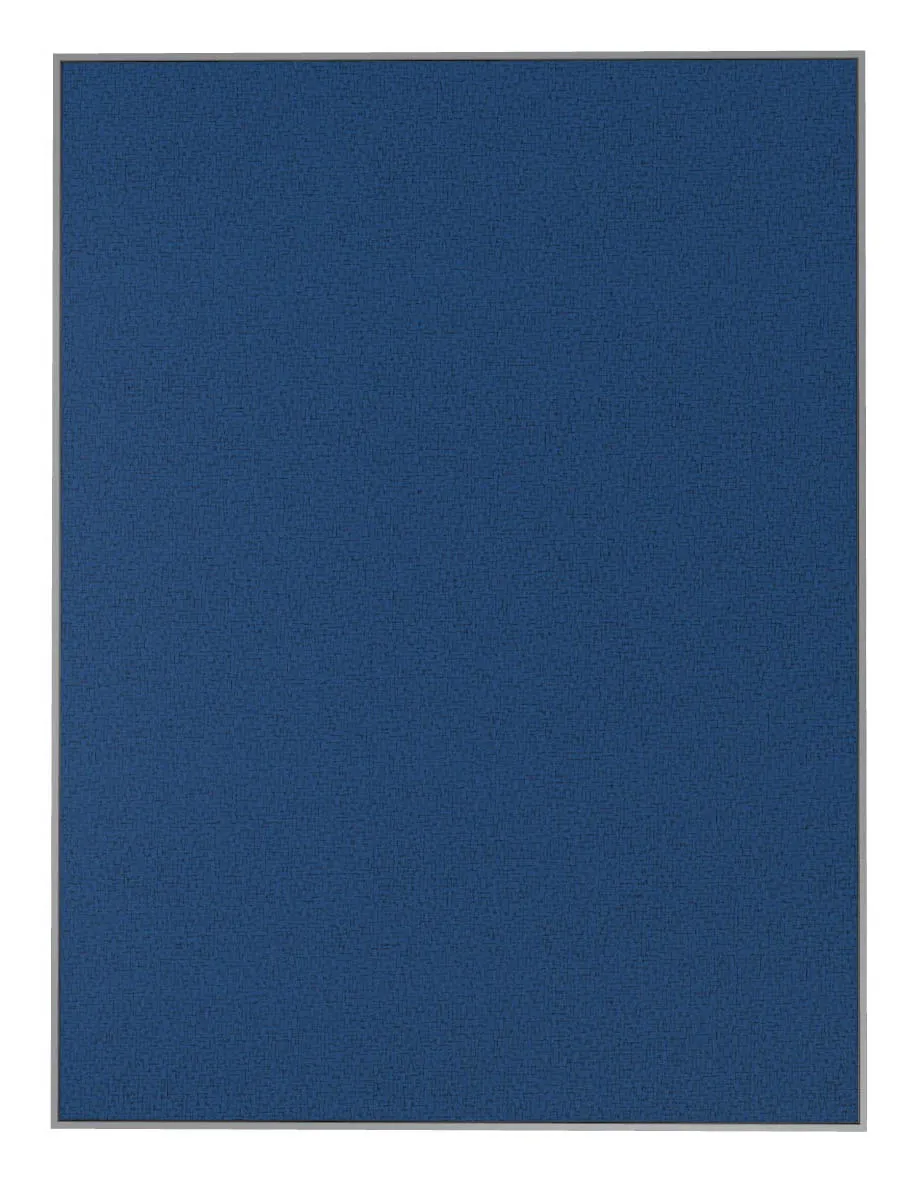 Fabric Bulletin Board with Silver Frame - 24